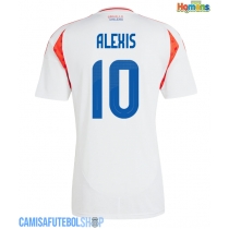 Camisa de time de futebol Chile Alexis Sanchez #10 Replicas 2º Equipamento Copa America 2024 Manga Curta